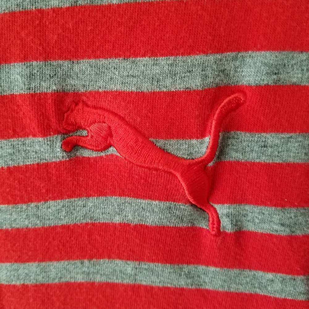 Puma Mens Keeps You Dry Polo Shirt Red/Gray Size Large Style 836517 EUC - Picture 3 of 10